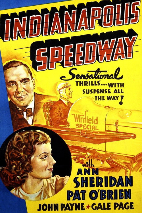 Movie poster for Indianapolis Speedway (1939)
