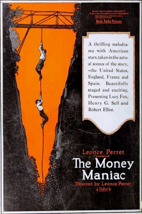 Movie poster for The Money Maniac (1921)
