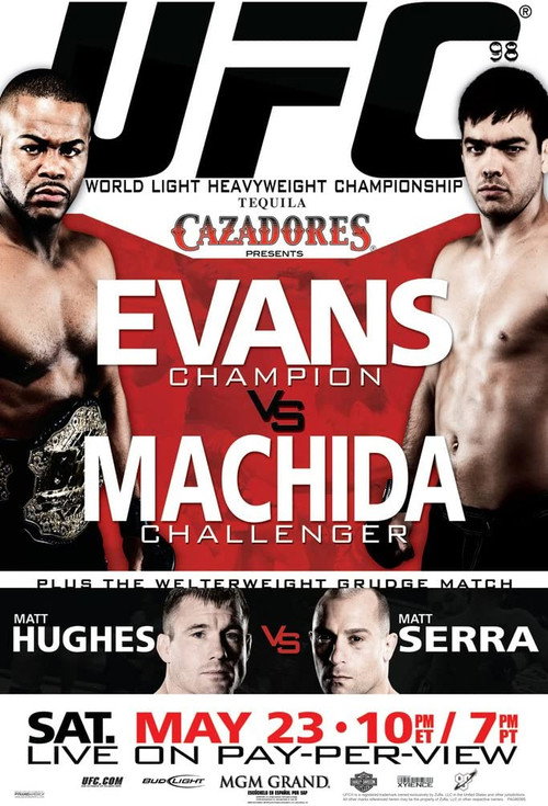 Movie poster for UFC 98: Evans vs. Machida (2009)