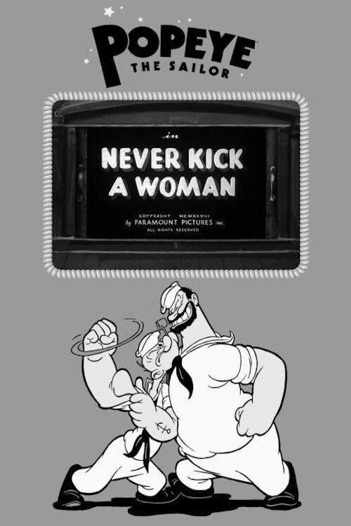 Movie poster for Never Kick a Woman (1936)