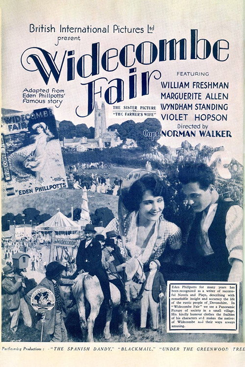 Movie poster for Widecombe Fair (1928)