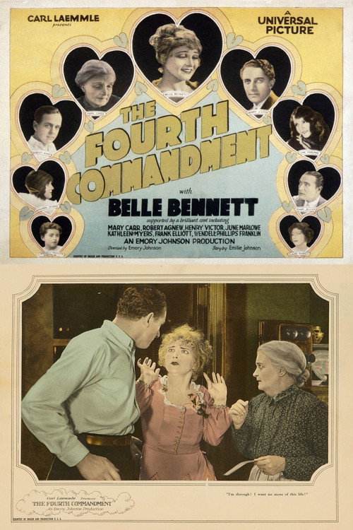 Movie poster for The Fourth Commandment (1927)
