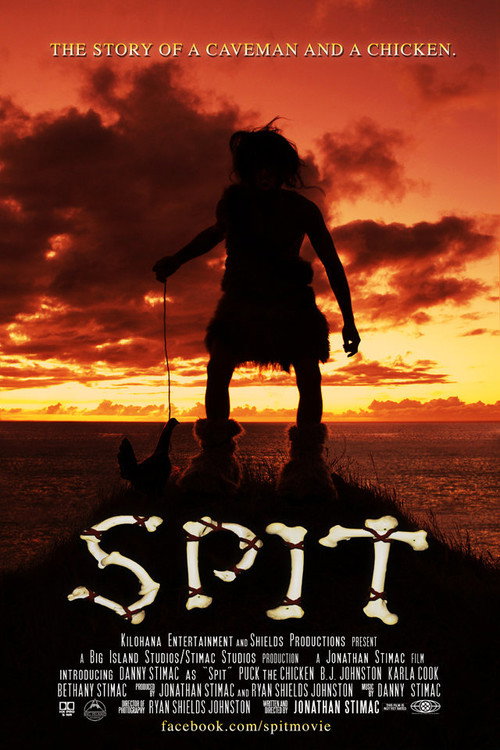 Movie poster for SPIT: The Story of a Caveman and a Chicken (2017)