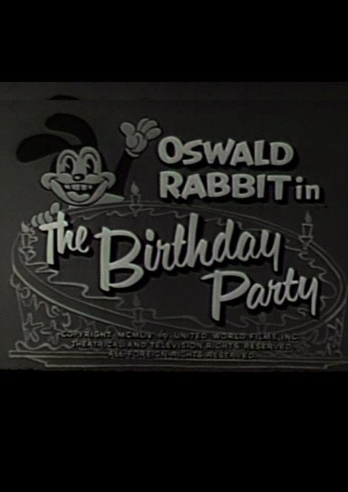 Movie poster for The Birthday Party (1937)