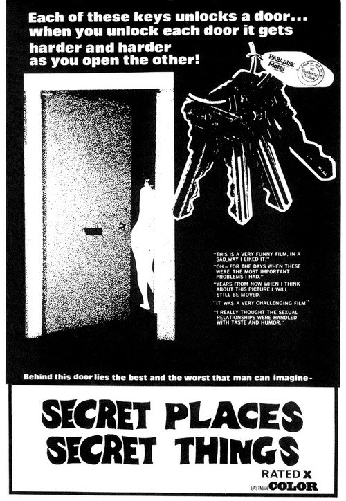 Movie poster for Secret Places, Secret Things (1971)