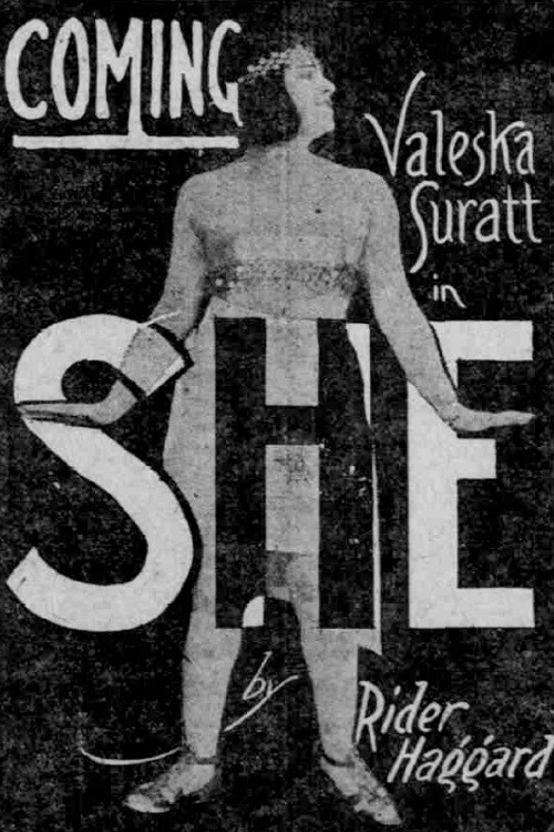 Movie poster for She (1917)