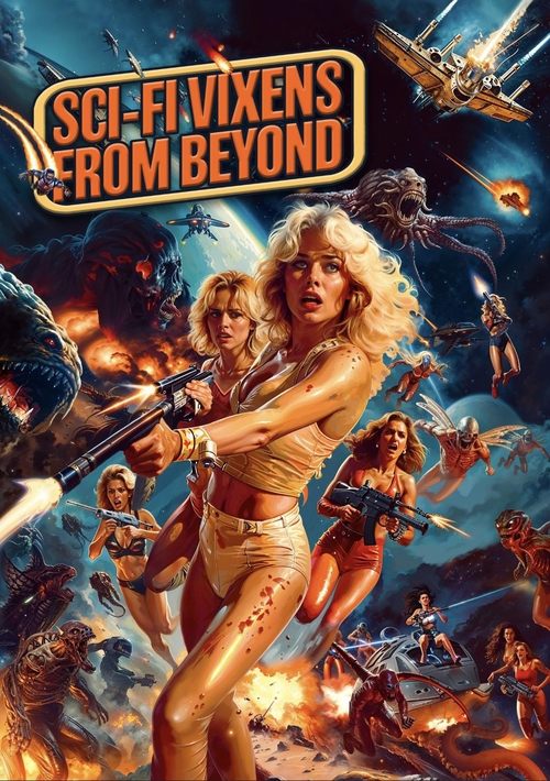 Movie poster for Sci-Fi Vixens from Beyond (2024)