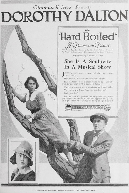 Movie poster for Hard Boiled (1919)