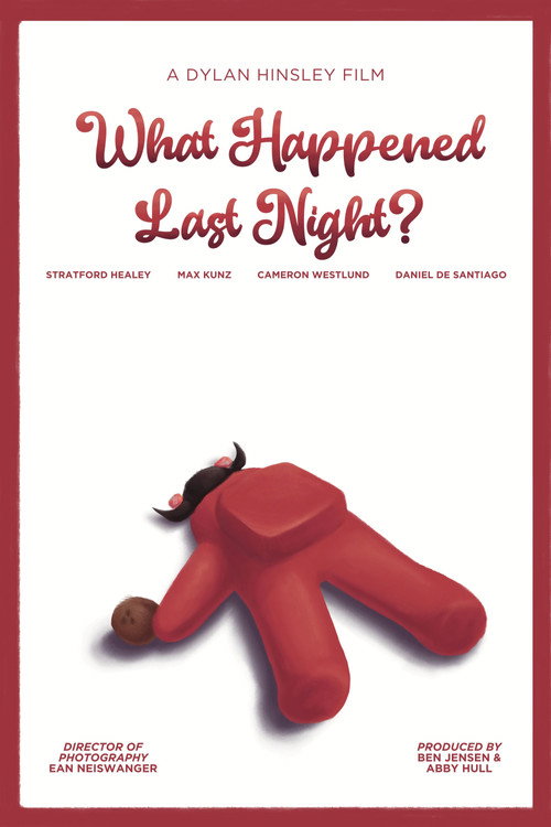 Movie poster for What Happened Last Night?