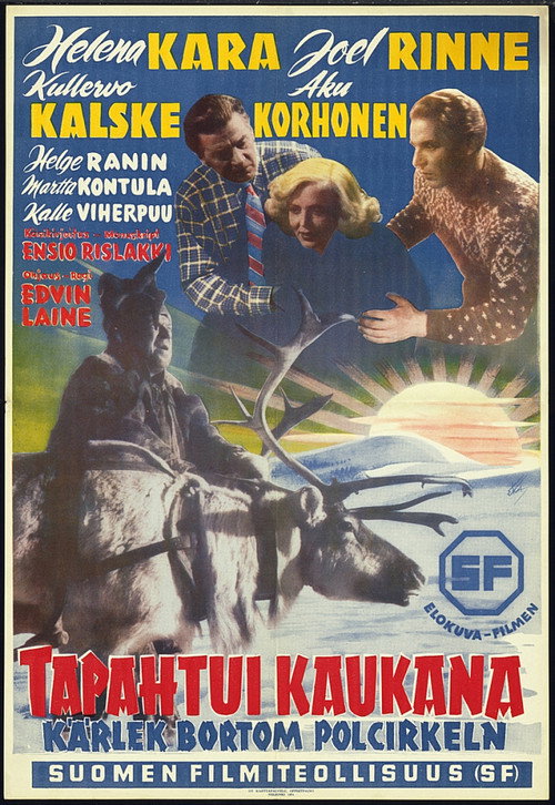Movie poster for Tapahtui kaukana (1950)