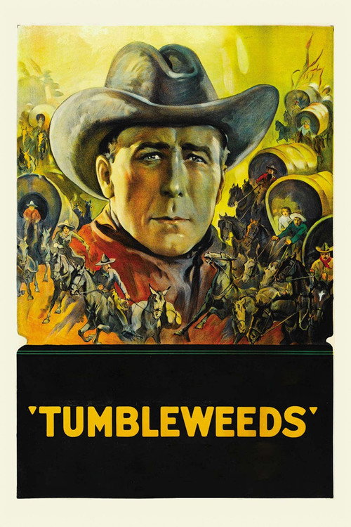 Movie poster for Tumbleweeds (1925)