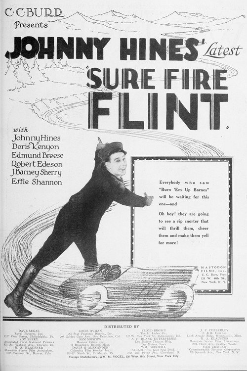 Movie poster for Sure-Fire Flint (1922)