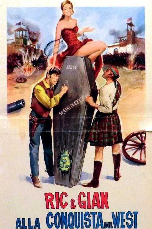 Movie poster for Rick and John, Conquerors of the West (1967)