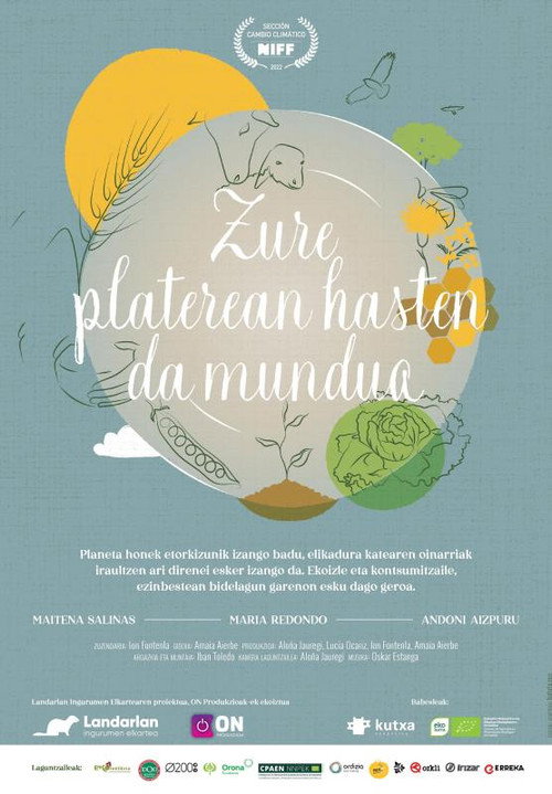 Movie poster for Zure platerean hasten da mundua (2023)