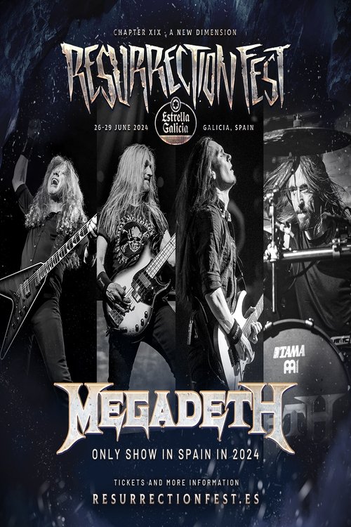 Movie poster for MEGADETH - Live at Resurrection Fest EG 2024 (2024)