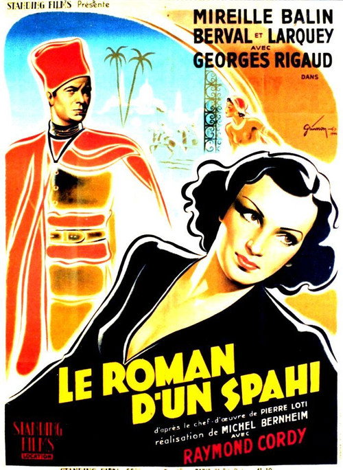 Movie poster for Le Roman d'un spahi (1936)