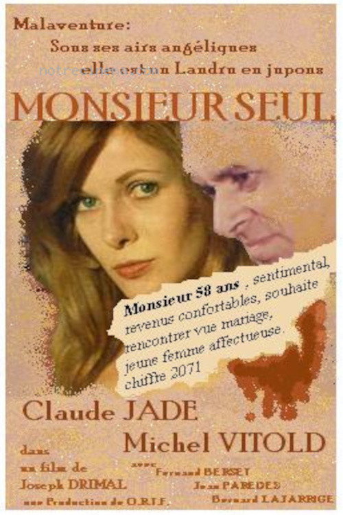 Movie poster for Monsieur seul (1974)