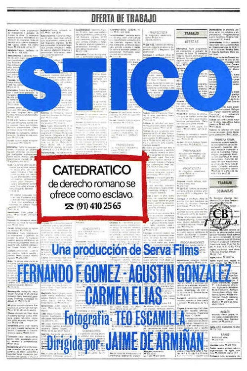 Movie poster for Stico (1985)
