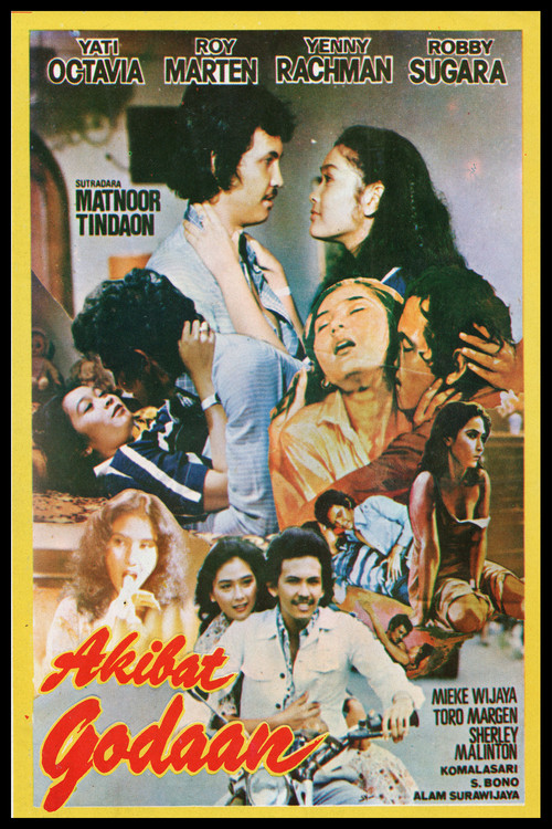 Movie poster for Akibat Godaan (1978)