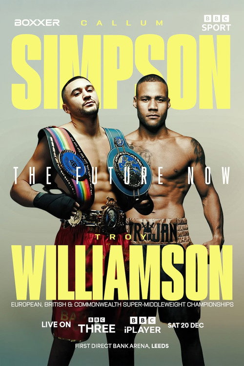Movie poster for Callum Simpson vs. Troy Williamson (2025)