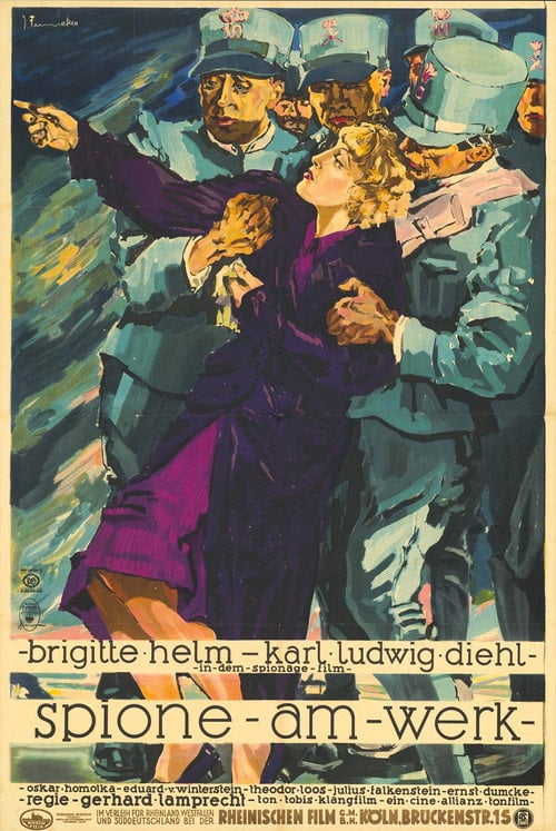 Movie poster for Spione am Werk (1933)