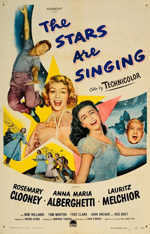 Movie poster for The Stars Are Singing (1953)