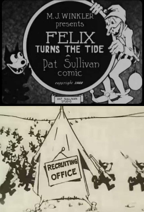 Movie poster for Felix Turns the Tide (1922)