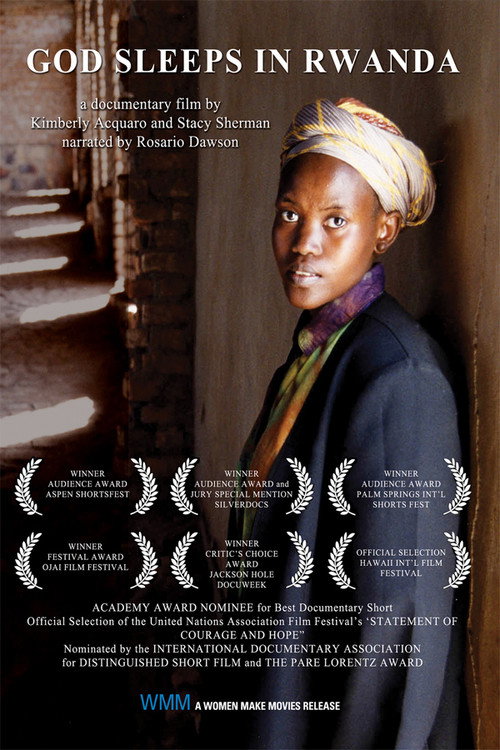 Movie poster for God Sleeps in Rwanda (2005)
