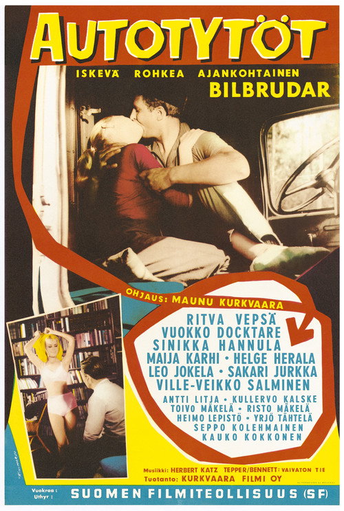 Movie poster for Autotytöt (1960)