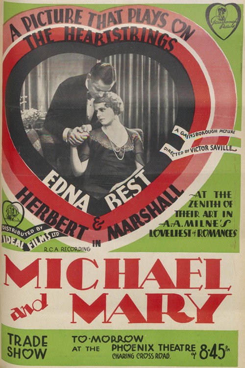 Movie poster for Michael and Mary (1931)