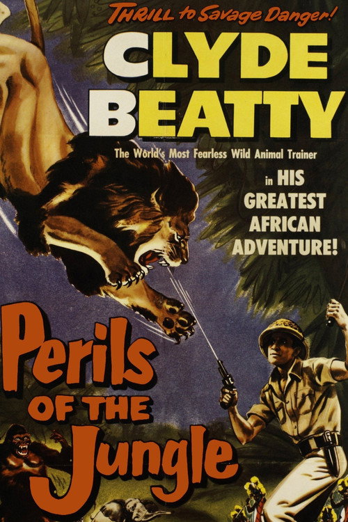 Movie poster for Perils of the Jungle (1953)