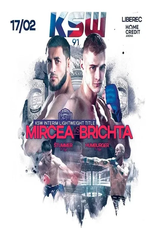 Movie poster for KSW 91: Mircea vs. Brichta (2024)