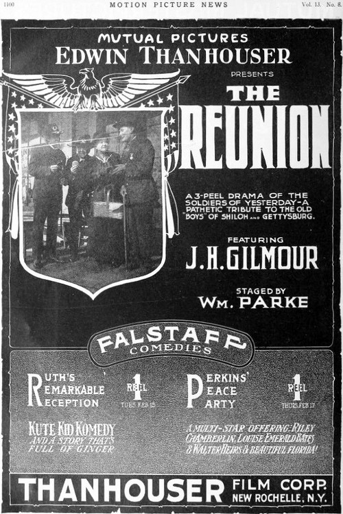 Movie poster for The Reunion (1916)