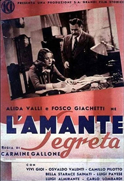 Movie poster for L'amante segreta (1941)