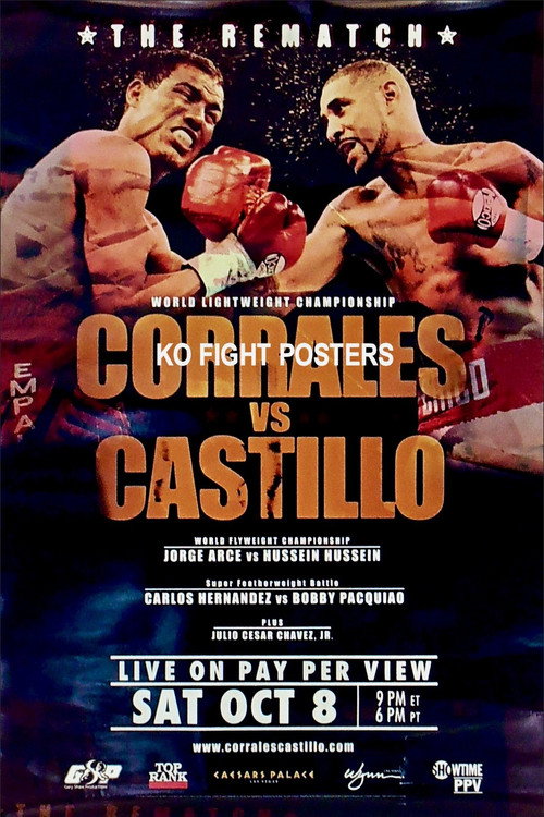 Movie poster for Diego Corrales vs. José Luis Castillo II (2005)