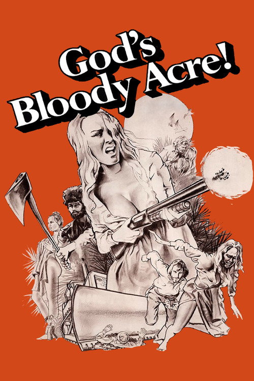 Movie poster for God's Bloody Acre (1975)