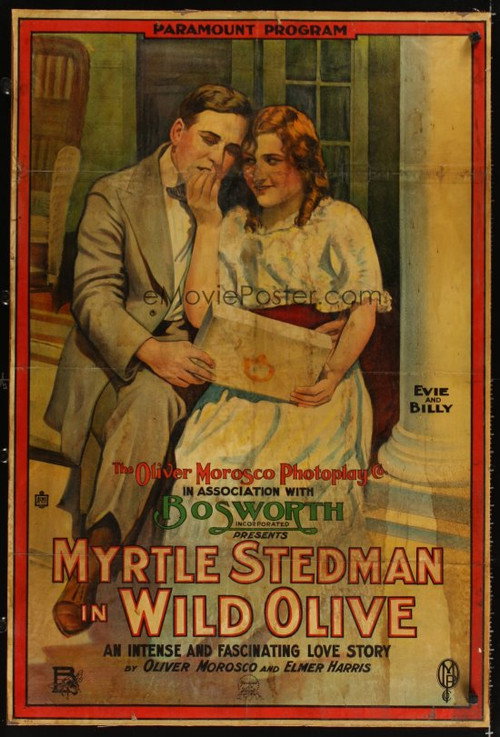 Movie poster for The Wild Olive (1915)