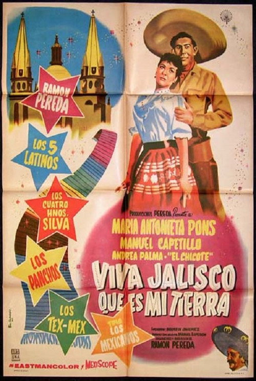 Movie poster for Viva Jalisco que es mi tierra (1961)