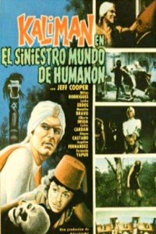 Movie poster for Kalimán in the Sinister World of Humanón (1976)