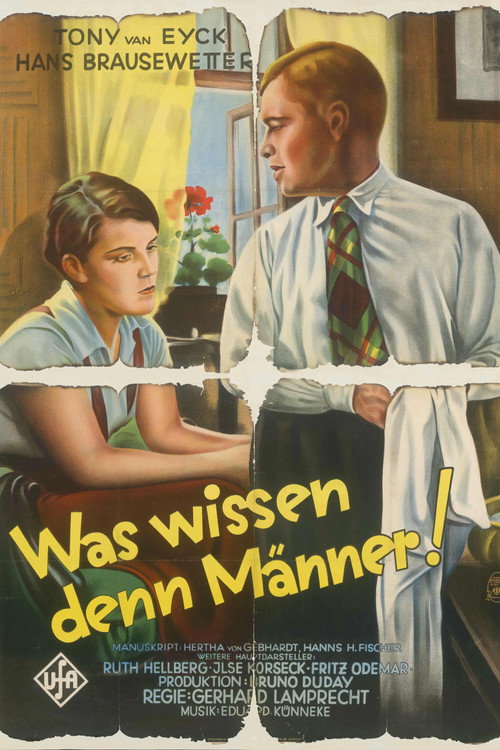 Movie poster for Was wissen denn Männer (1933)