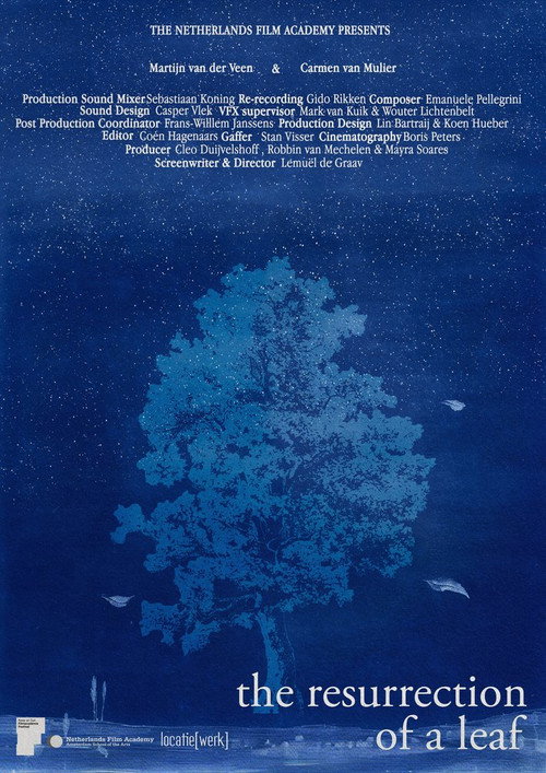 Movie poster for the resurrection of a leaf (2023)