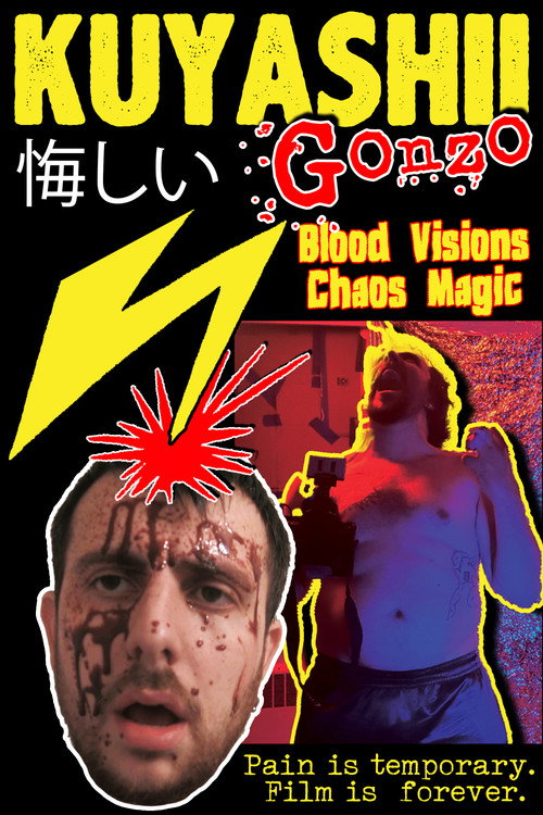 Movie poster for Kuyashii Gonzo: Blood Visions and Chaos Magic (2024)