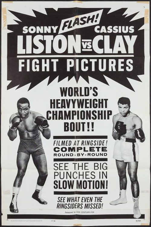 Movie poster for Muhammad Ali vs. Sonny Liston II (1965)