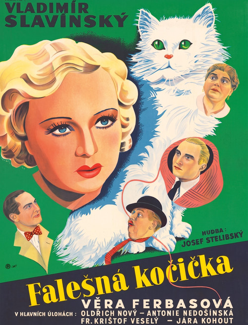 Movie poster for Falešná kočička (1937)