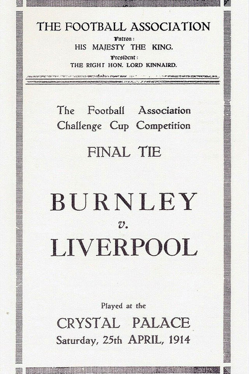Movie poster for Cup Tie Final: Liverpool v Burnley 1914 (1914)