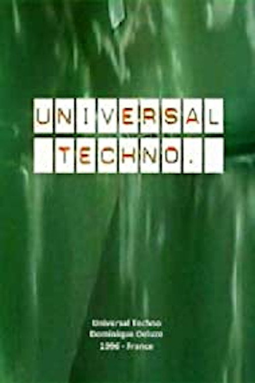 Movie poster for Universal Techno (1996)