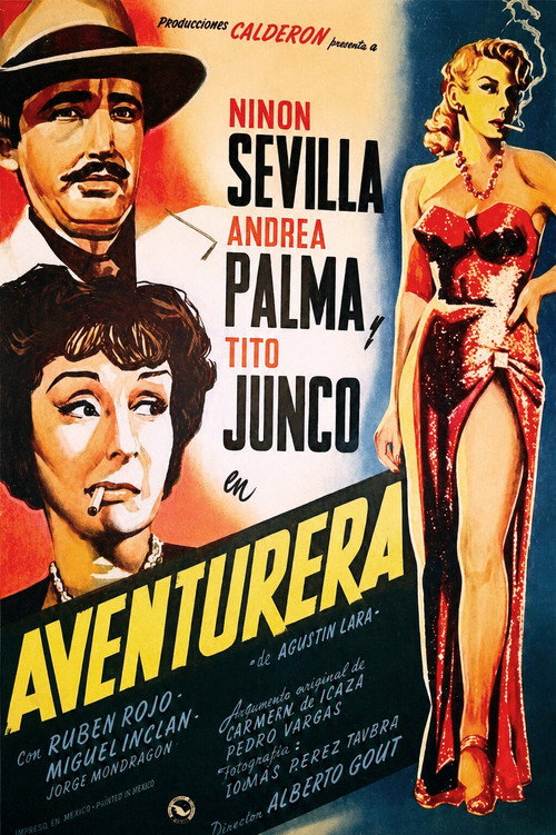 Movie poster for Aventurera (1950)