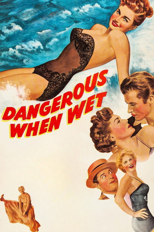 Movie poster for Dangerous When Wet (1953)