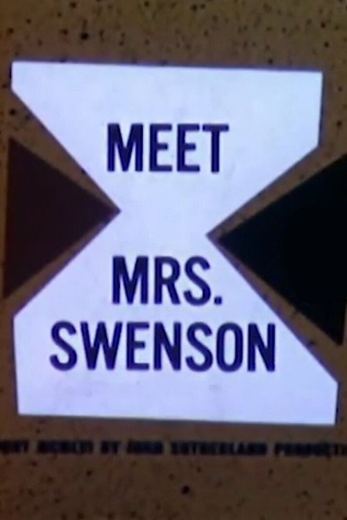 Movie poster for Meet Mrs. Swenson (1956)