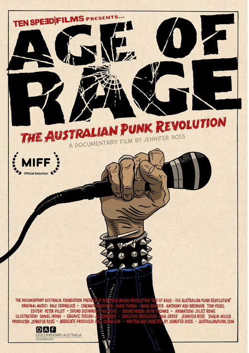 Movie poster for AGE OF RAGE - The Australian Punk Revolution (2022)